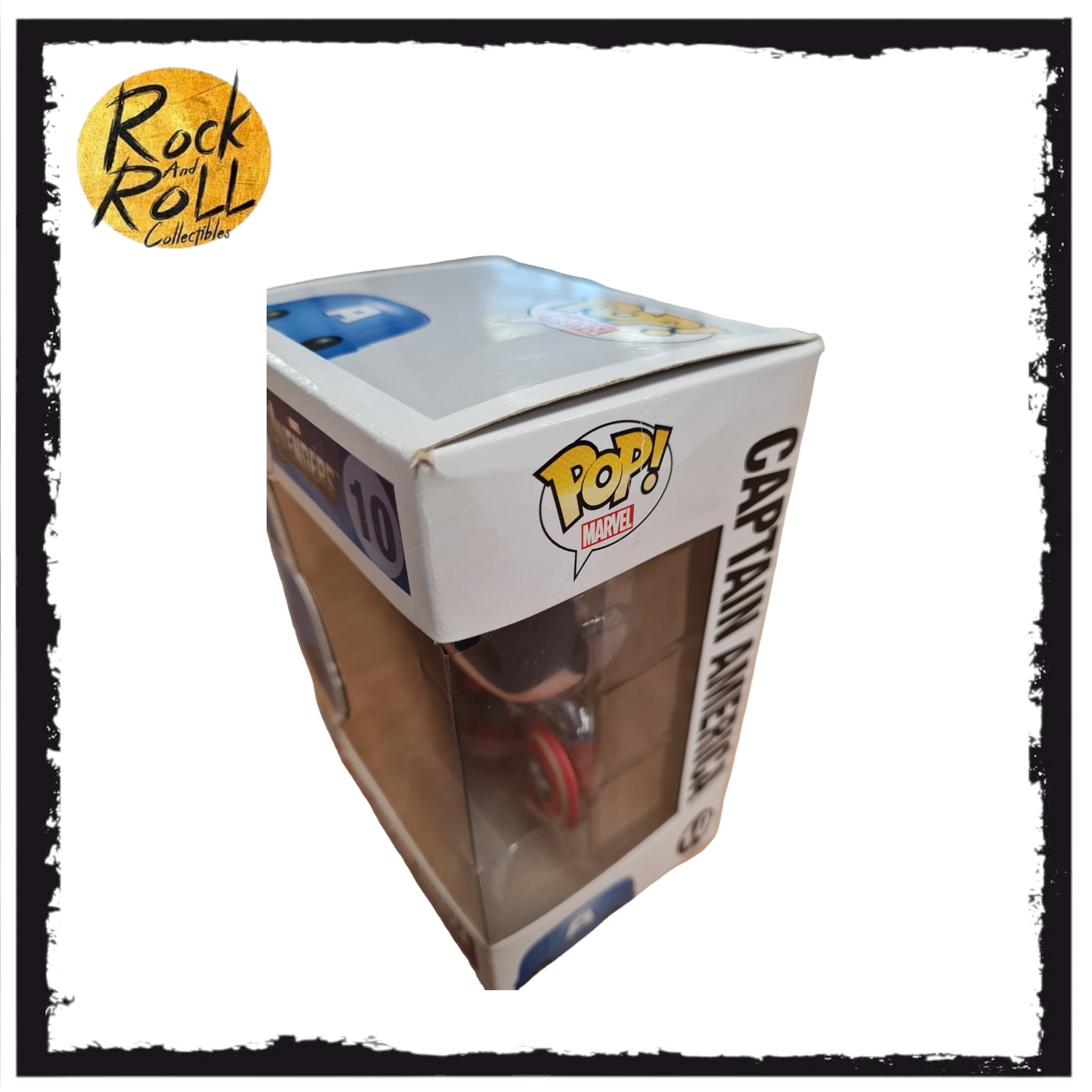 Marvel Avengers - Captain America Funko Pop! #10 Condition 7/10