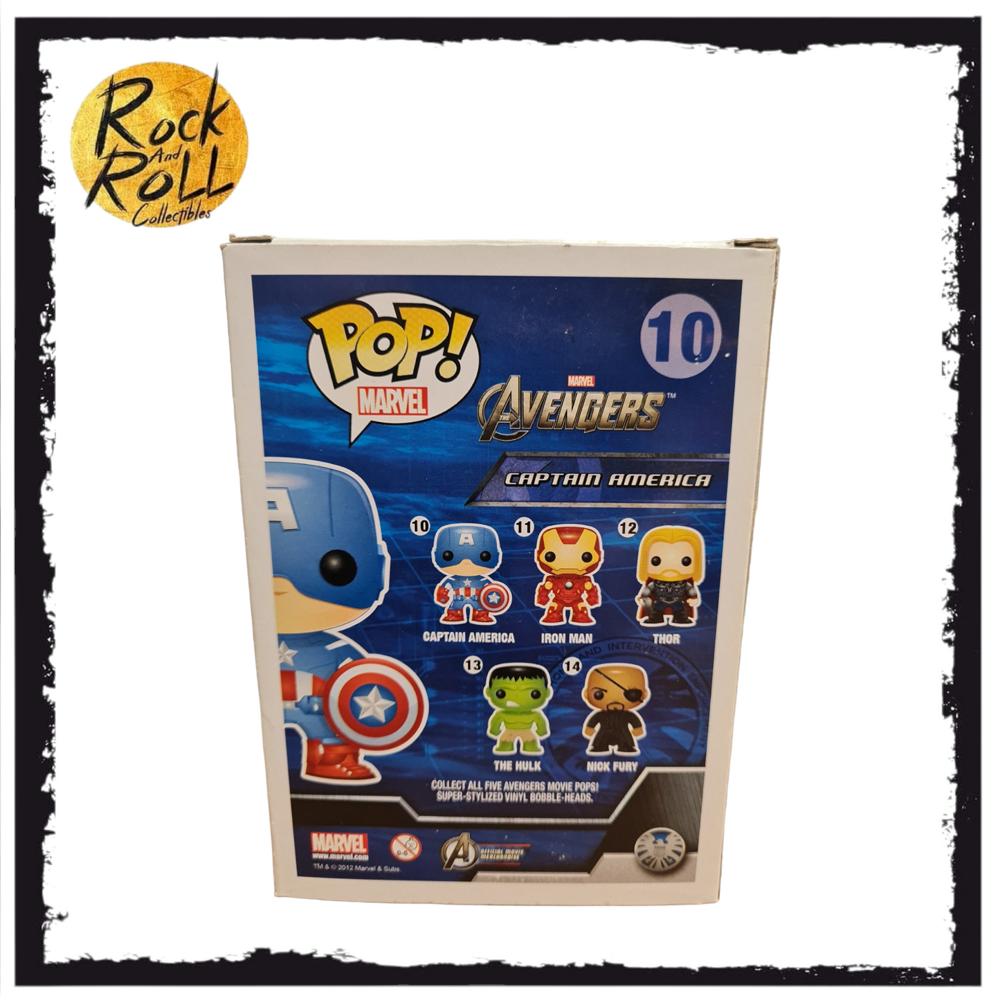 Marvel Avengers - Captain America Funko Pop! #10 Condition 7/10