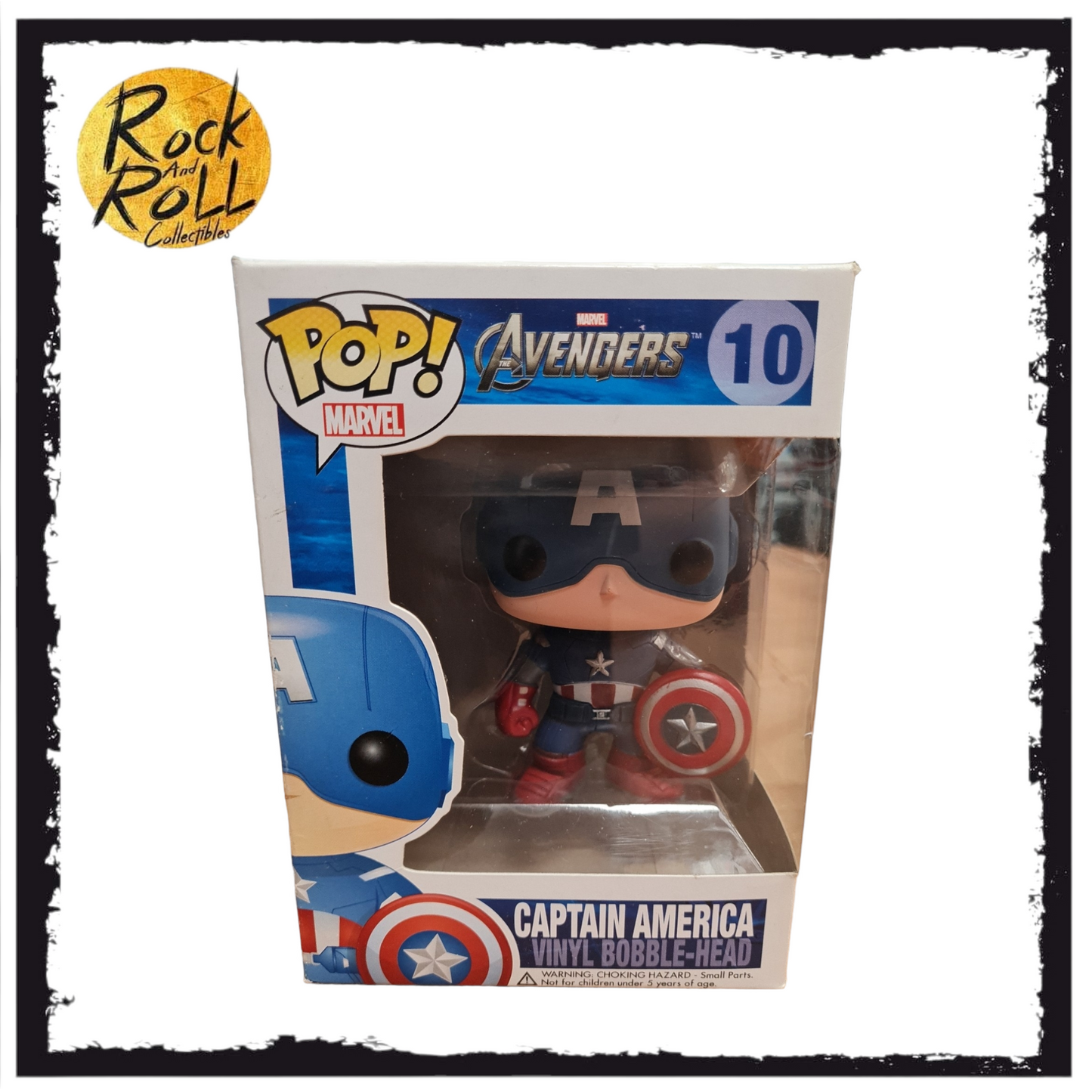 Marvel Avengers - Captain America Funko Pop! #10 Condition 7/10