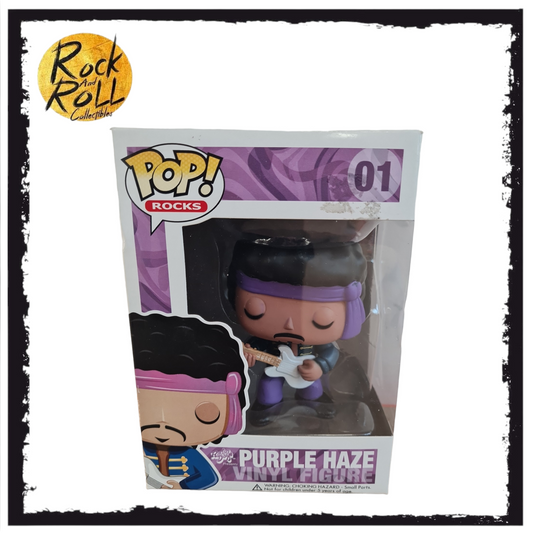 Box Damage - Funko Pop! Rocks #01 Jimi Hendrix - Purple Haze