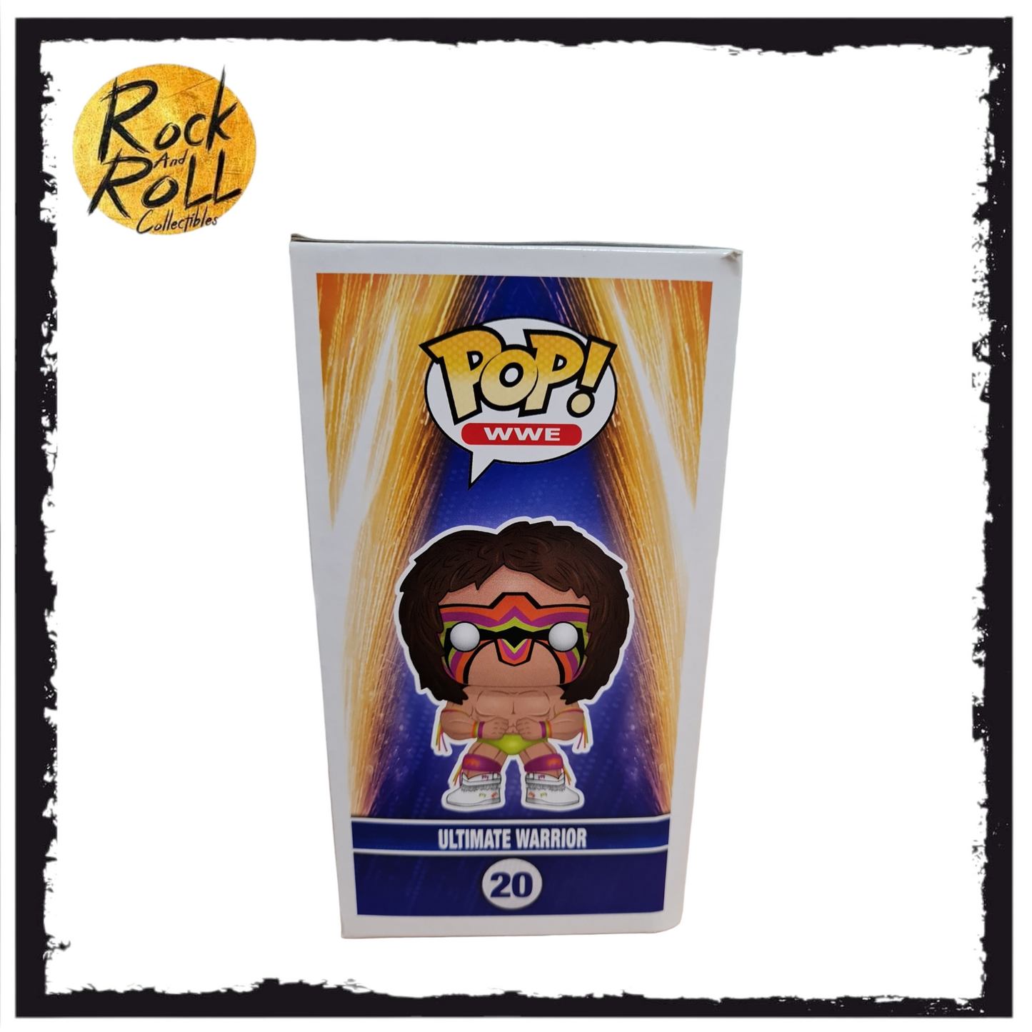 WWE Ultimate Warrior Funko Pop! #20 Condition 7.75/10