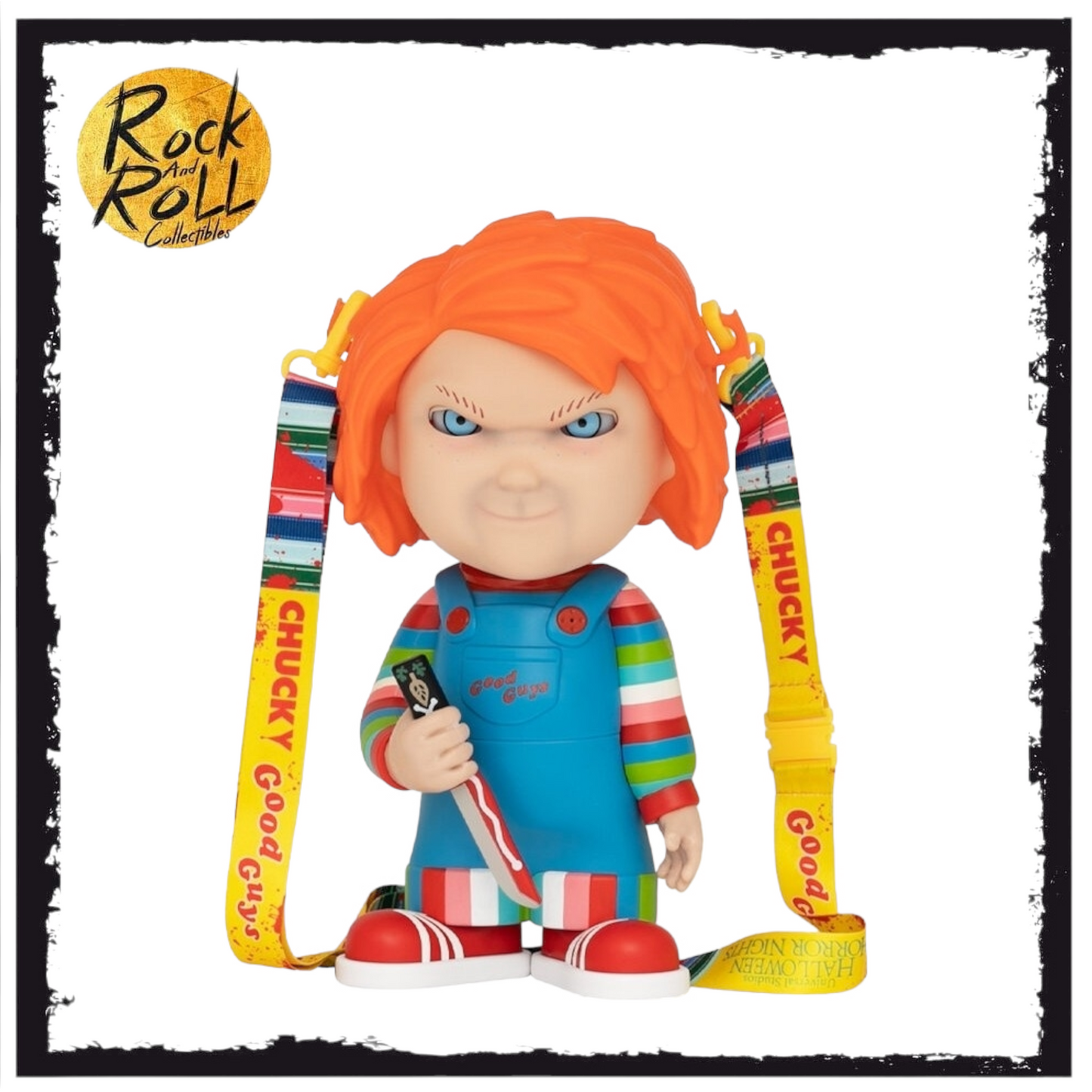 (Read Description) Chucky Talking Light Up Popcorn Bucket Universal Studios Halloween Horror Nights