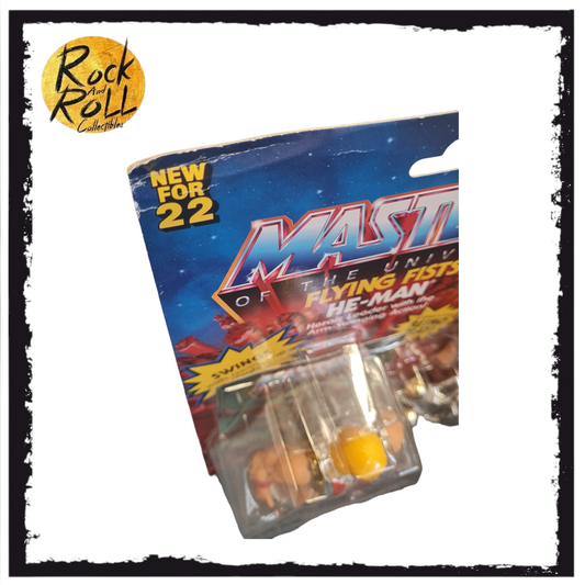 Damaged Card - Flying Fists He-Man Deluxe Masters Of The Universe Origins USA IMPORT