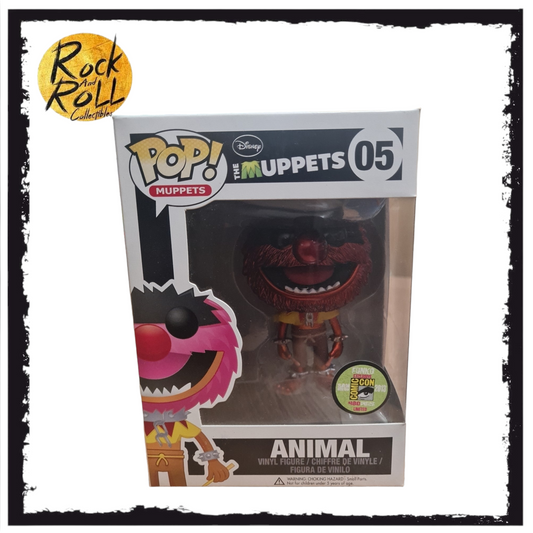 The Muppets - Animal (Metallic) Funko Pop! #05 SDCC 2013 LE480pcs Condition 8.75/10