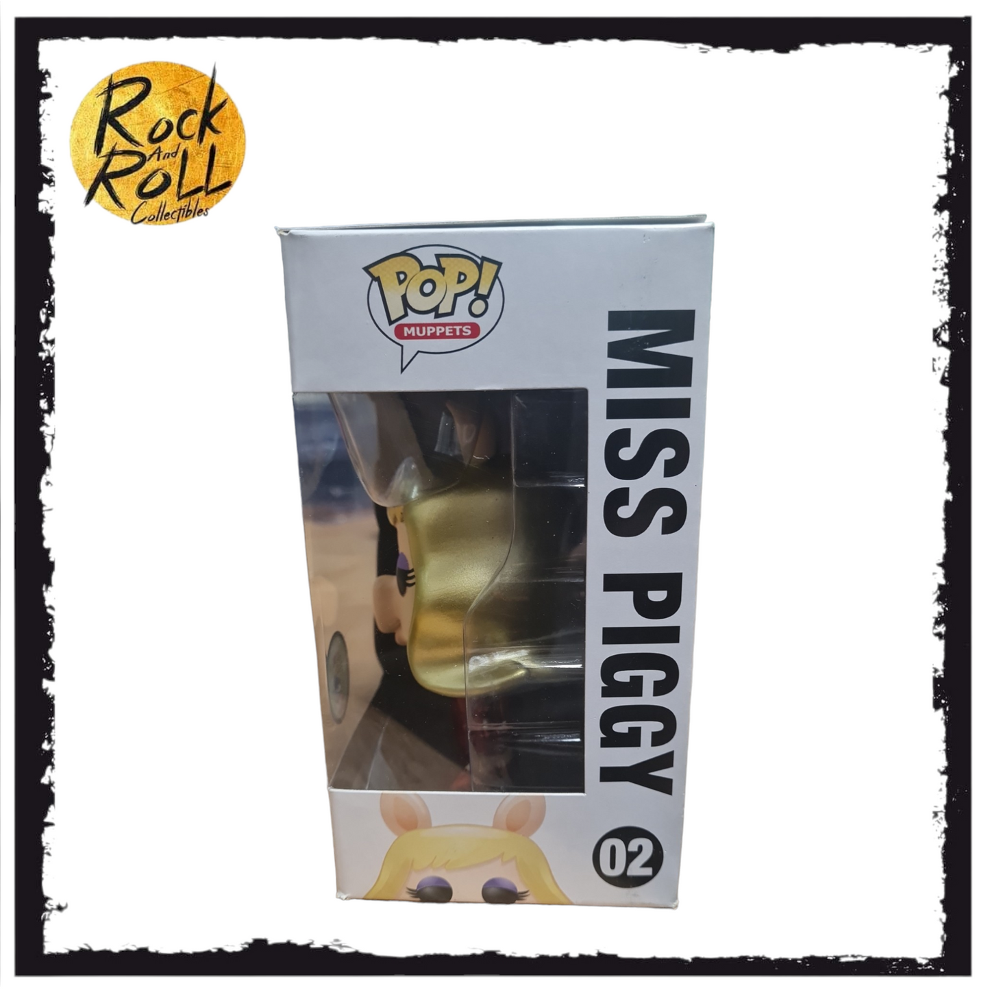 The Muppets - Miss Piggy (Metallic) Funko Pop! #02 SDCC 2013 LE480pcs Condition 8.5/10