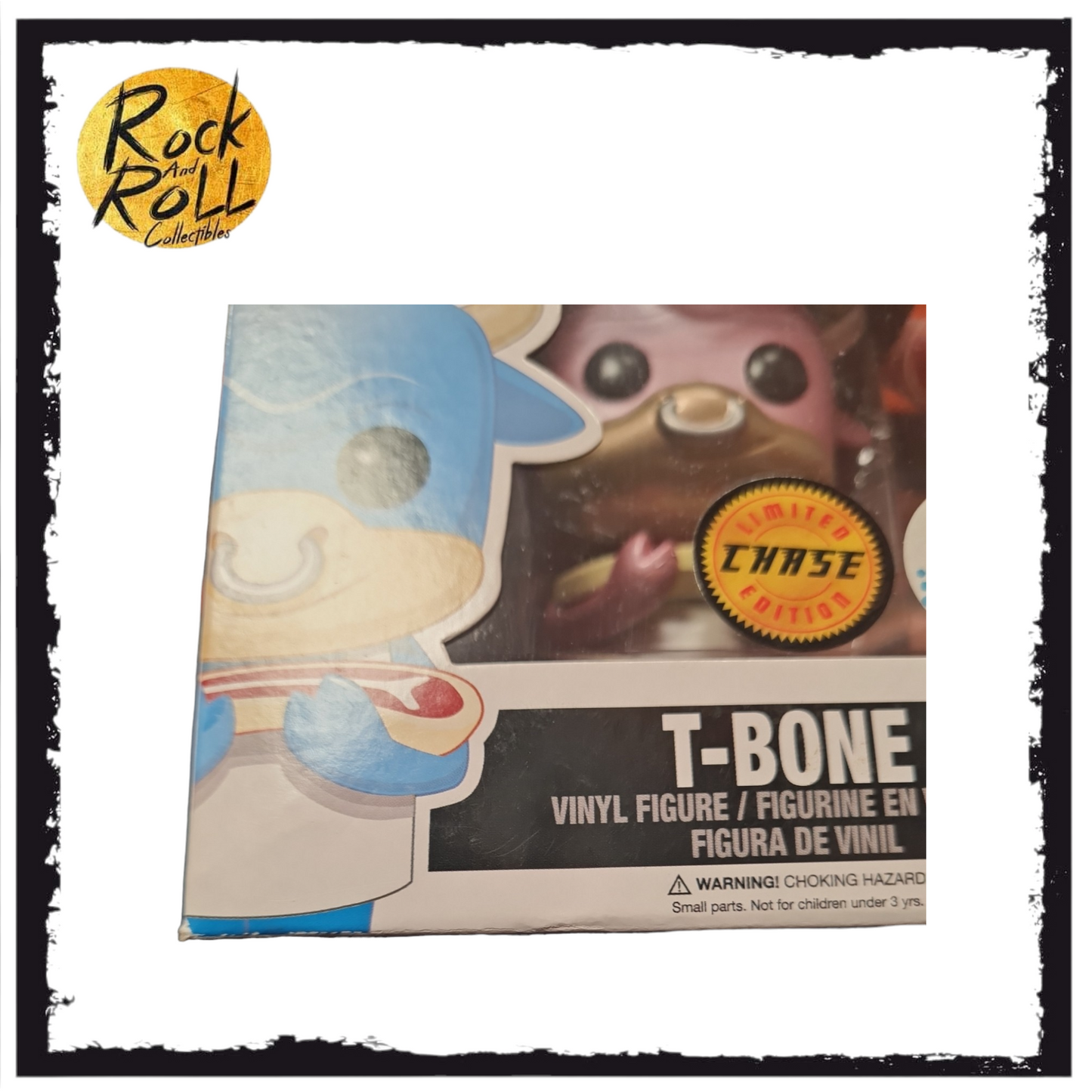 T-Bone (Pink) Metallic Chase Funko Pop! #04 Funko Fanatic Day Out 7 Exclusive LE48pcs Condition 9/10