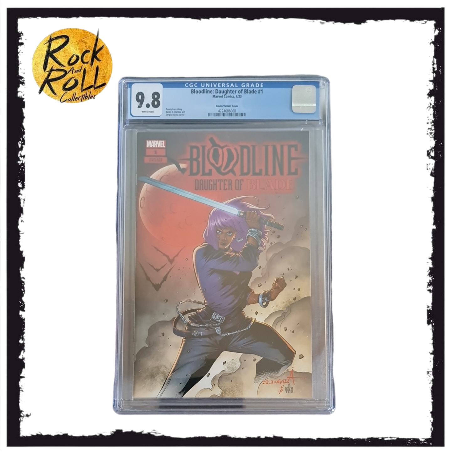 Bloodline: Daughter Of Blade #1 Marvel Comics 4/23 Davila Variant - CGC 9.8