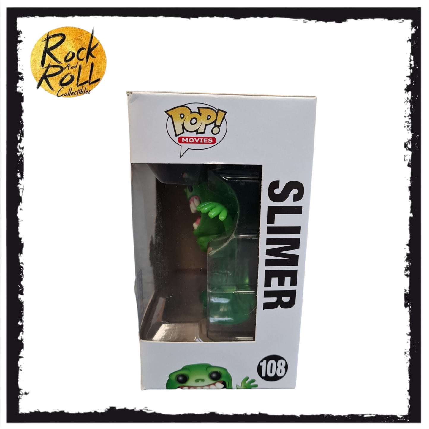 Ghostbusters - Slimer SDCC 2014 Exclusive LE 2500pcs GITD Funko Pop! #108 Condition 8.5/10