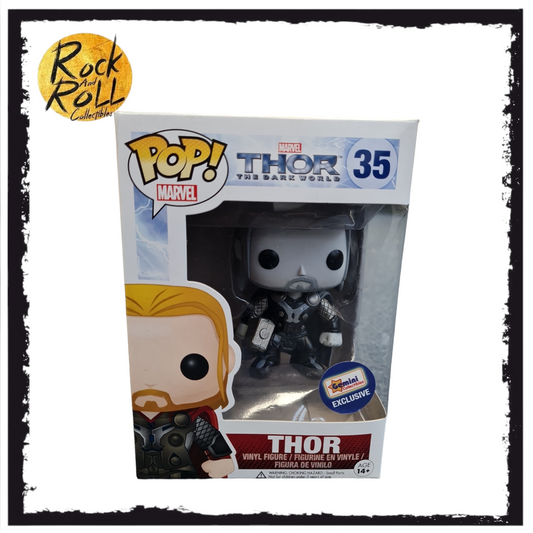 Marvel Thor The Dark World - Thor (Black & White) Funko Pop! #35 Gemini Exclusive - Condition 8/10