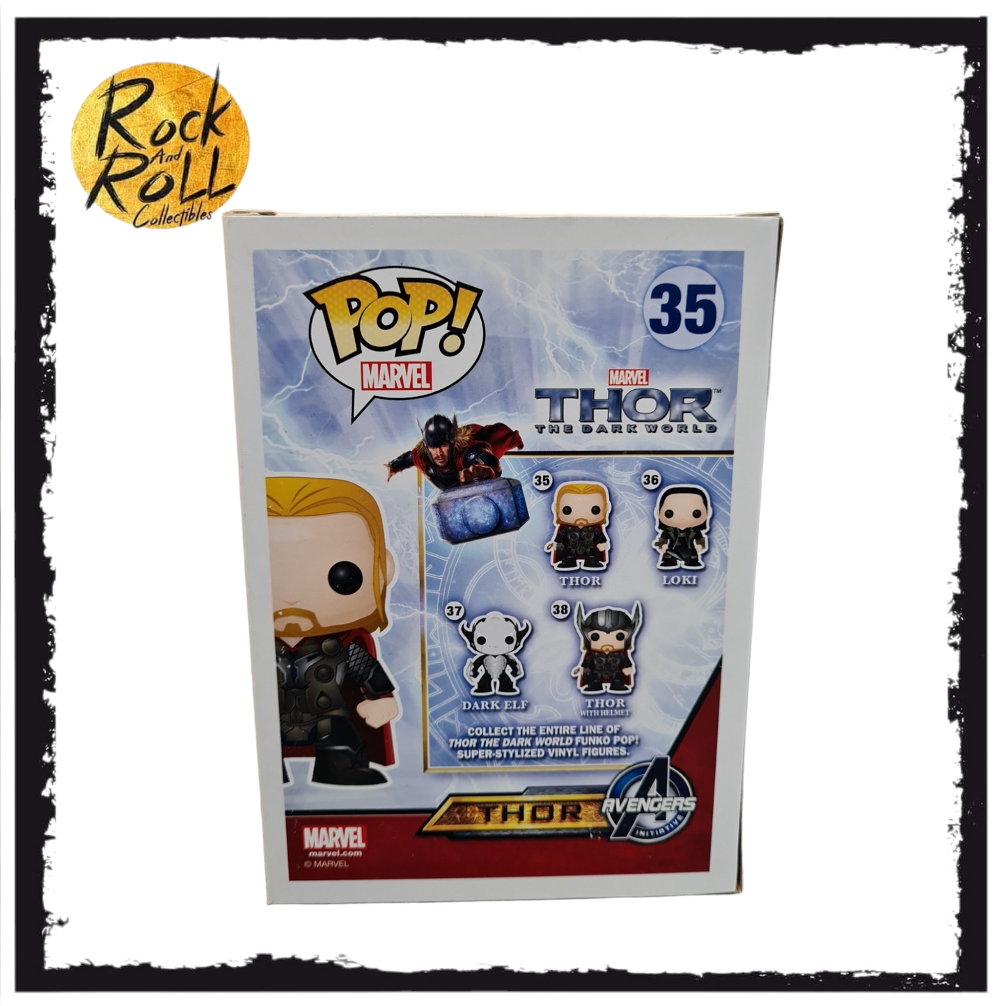 Marvel Thor The Dark World - Thor (Black & White) Funko Pop! #35 Gemini Exclusive - Condition 8/10