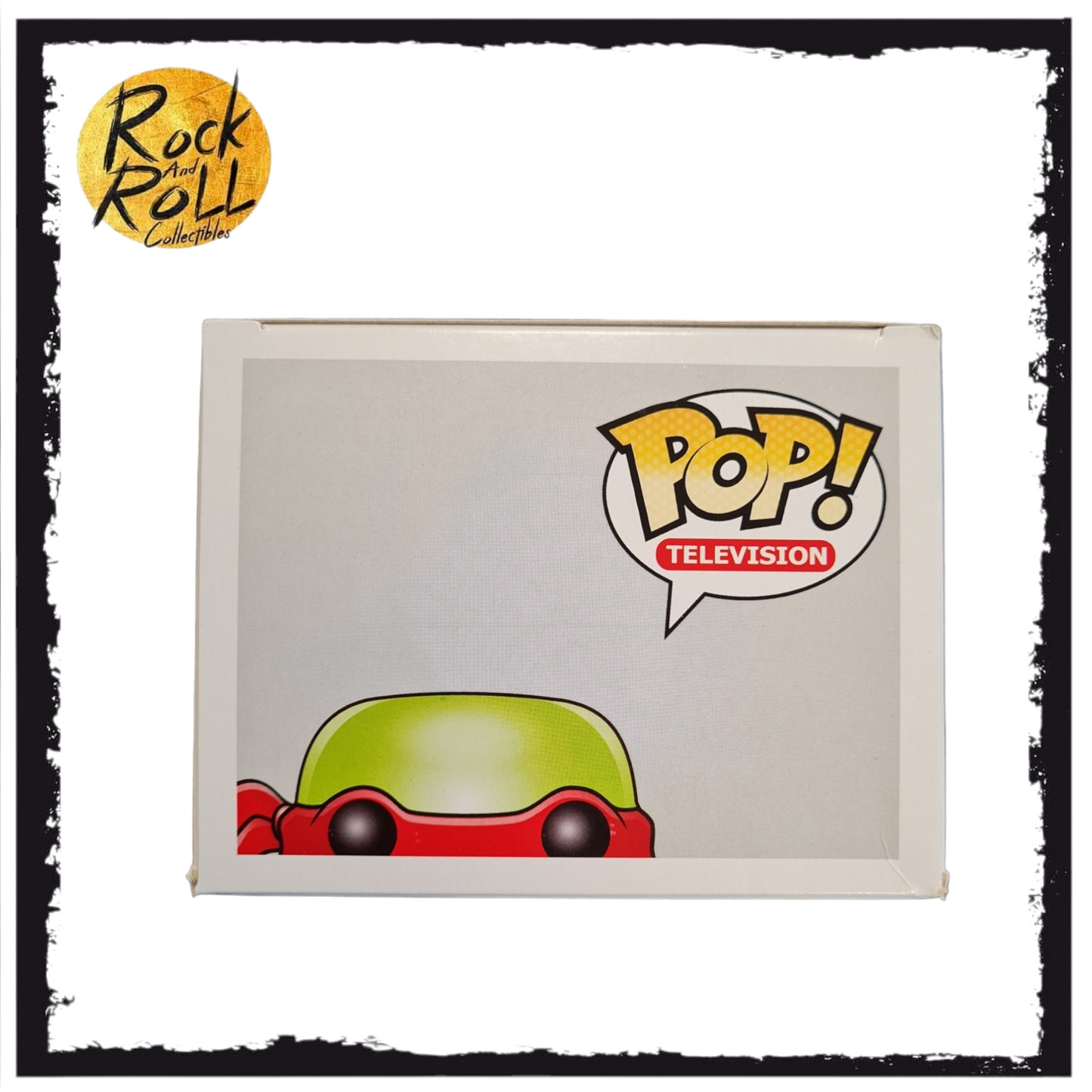 Teenage Mutant Ninja Turtles - Raphael Funko Pop! #61 Greyscale Metallic Alamo City Comic Con LE500pcs Condition 8.5/10