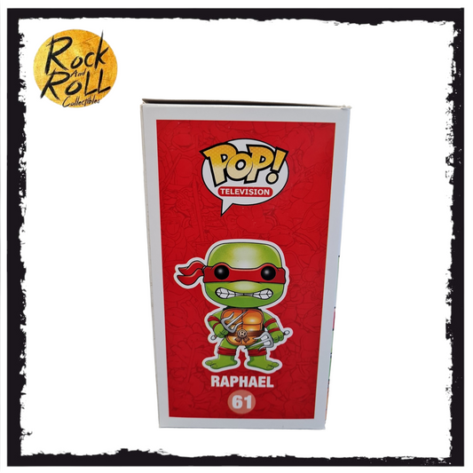 Teenage Mutant Ninja Turtles - Raphael Funko Pop! #61 Greyscale Metallic Alamo City Comic Con LE500pcs Condition 8.5/10