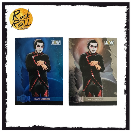 AEW 2022 SkyBox Metal Universe Danhausen Base & Blue #83