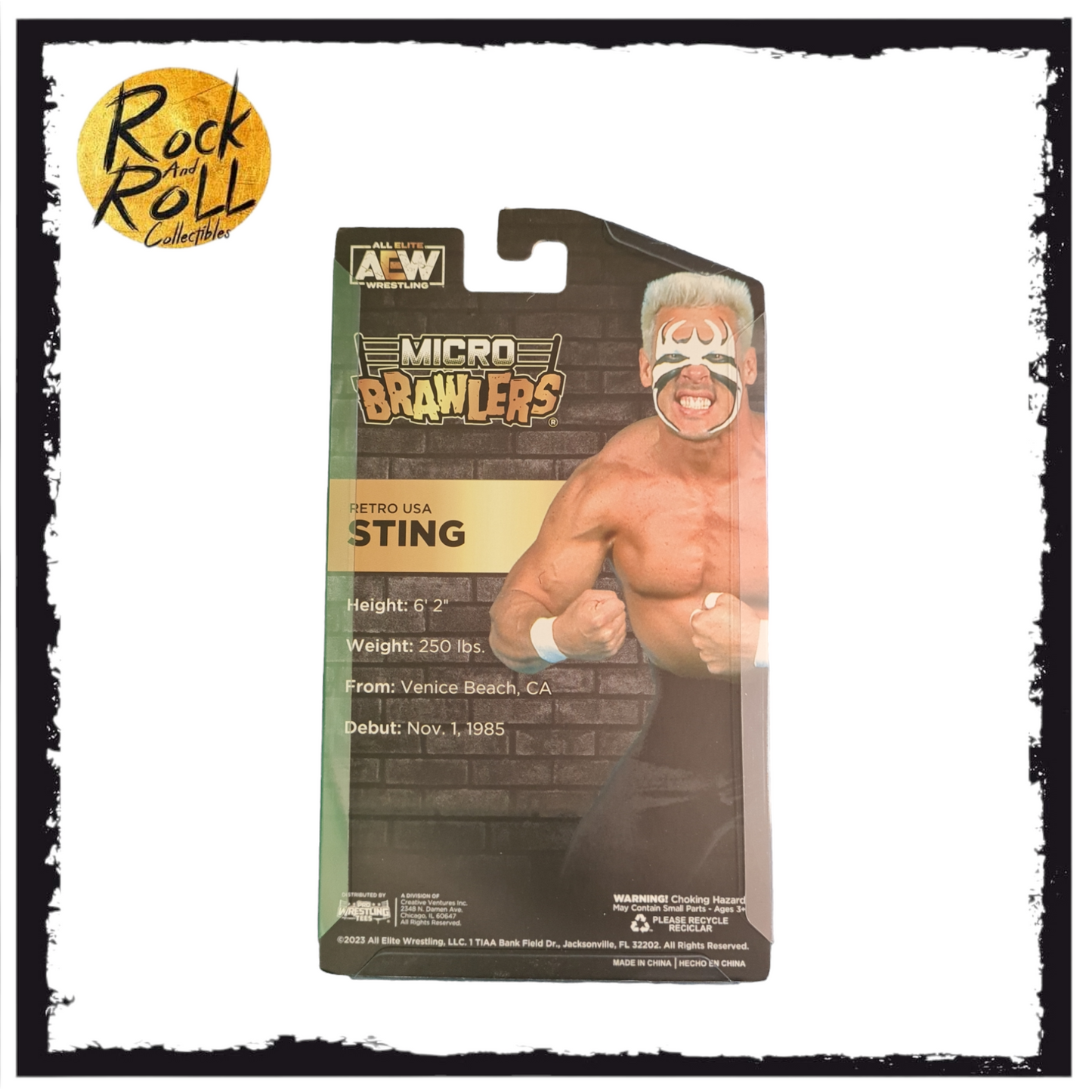 AEW Micro Brawlers - Sting (Retro USA)