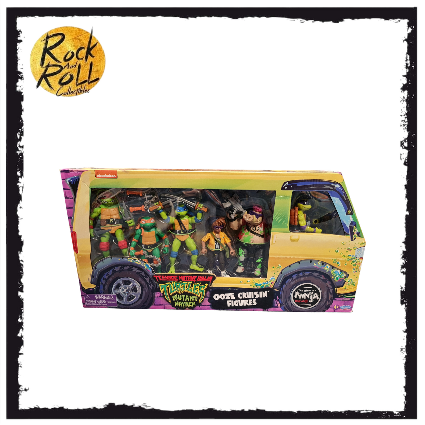 Teenage Mutant Ninja Turtles: Mutant Mayhem Ooze Cruisin’ Action Figure Set – 6pk Target Exclusive