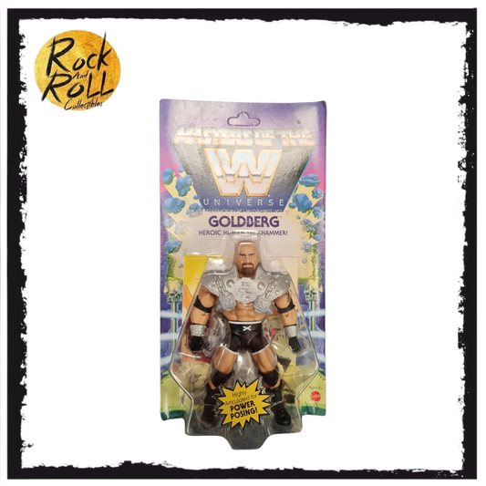 Not Mint Card -Masters Of The WWE Universe Goldberg US Import