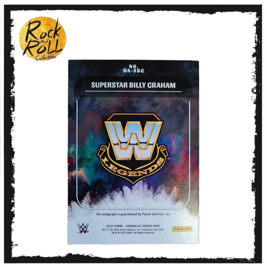 WWE 2022 Panini Chronicals Origins - Superstar Billy Graham Auto #OA-SBG