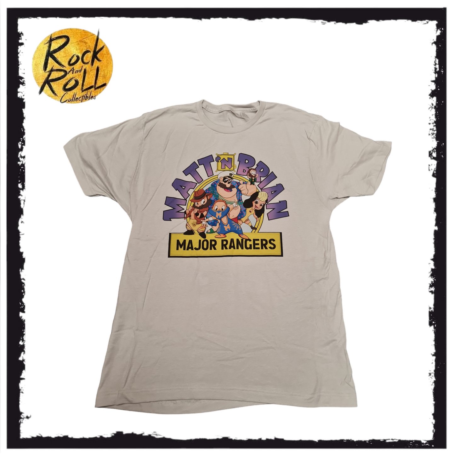 Major Wrestling Figure Podcast - Matt 'n Brian Major Rangers T-Shirt