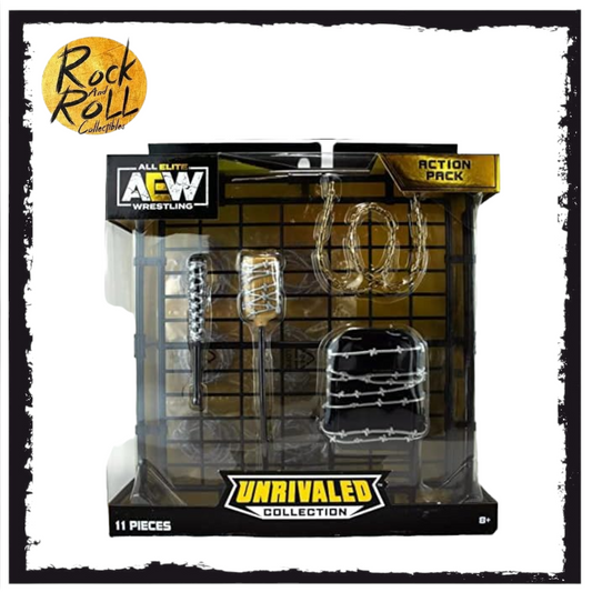 AEW Unrivaled Collection Barbed Wire Action Pack US Import