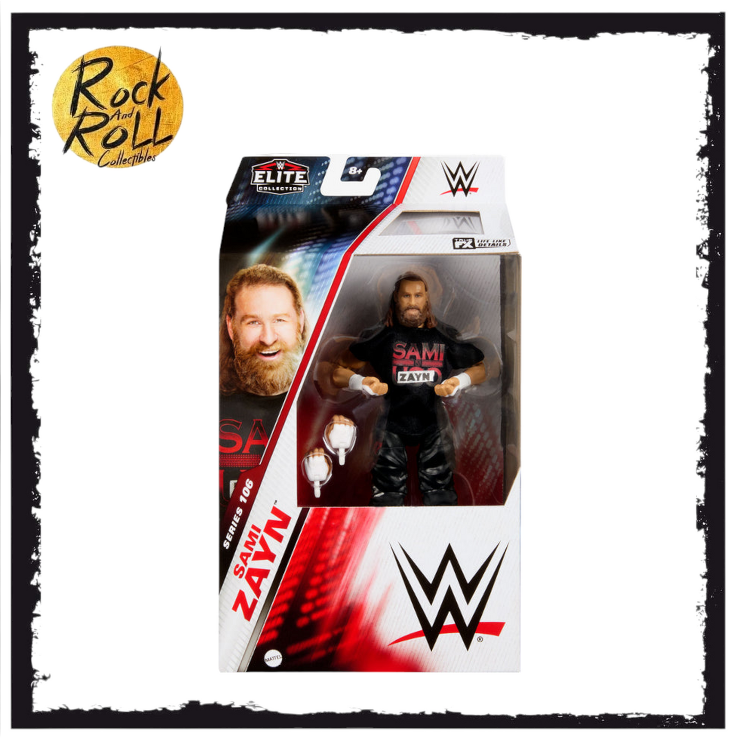 SAMI ZAYN WWE ELITE COLLECTION SERIES 106 US IMPORT
