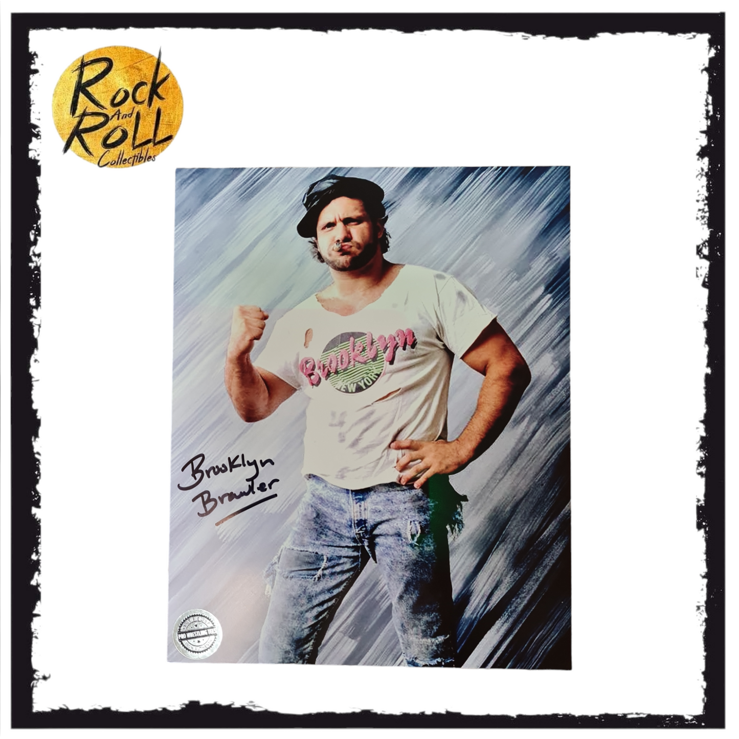 Pro Wrestling Crate - Brooklyn Brawler Autographed 8x10