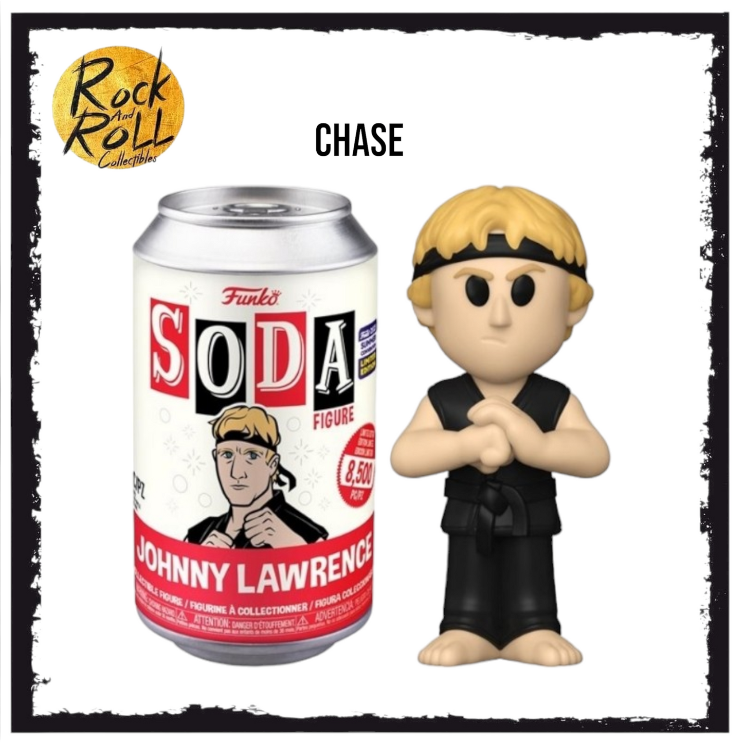 Funko Soda - Johnny Lawrence - LE8500Pcs 2023 Shared Convention Exclusive Chance of Chase