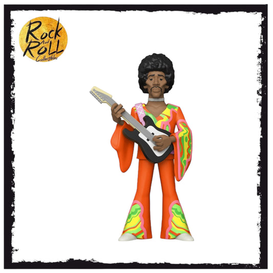 Jimi Hendrix 12" Blacklight Vinyl Gold Funko