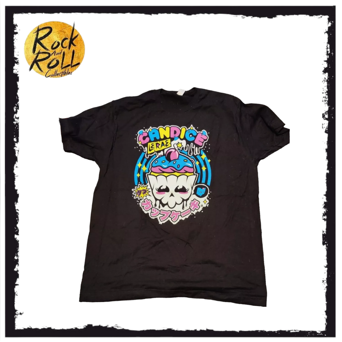 Candice LeRae Cupcake Pro Wrestling Crate T Shirt NEW