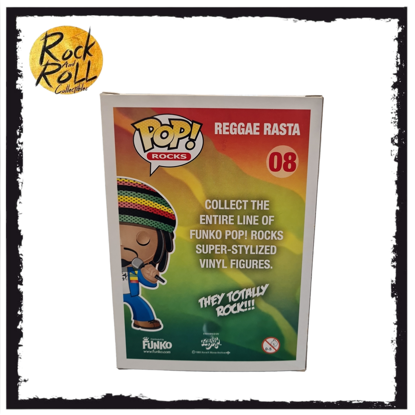 Reggae Rasta (Bob Marley) Funko Pop! #08 Condition 8/10