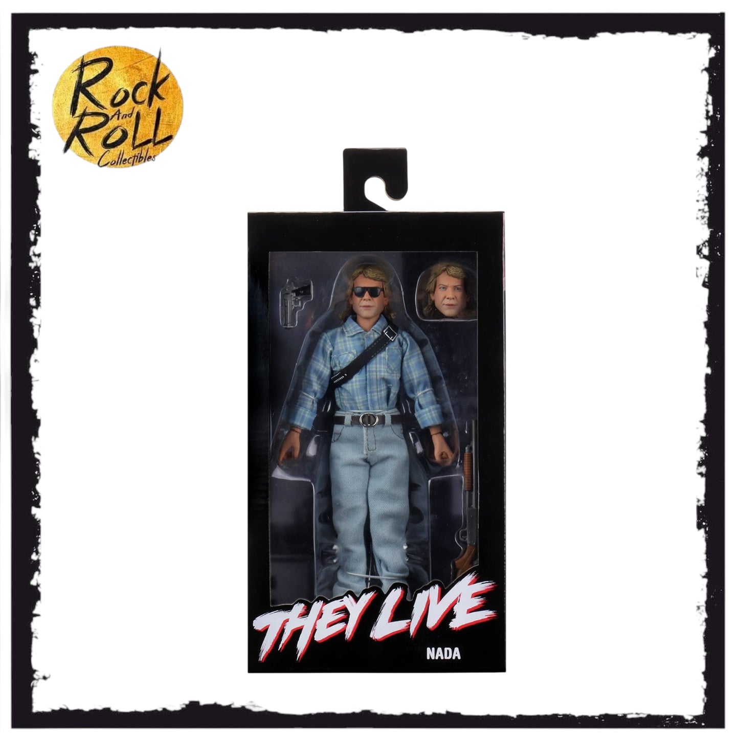 NECA - They Live John Nada 8 Inch Clothed Action Figure