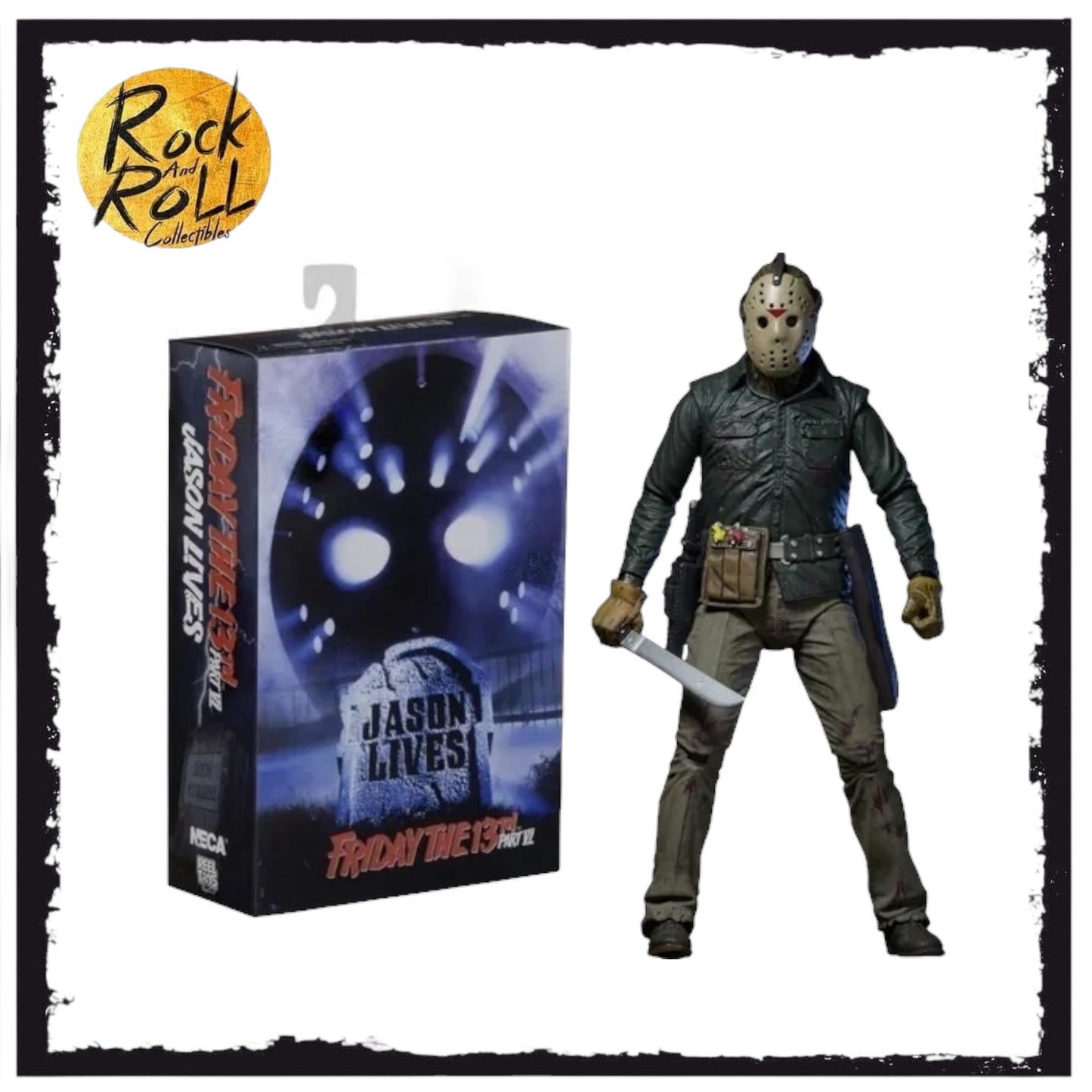 NECA Friday The 13th Part 6 Jason Lives Ultimate Jason 7” Action Figure
