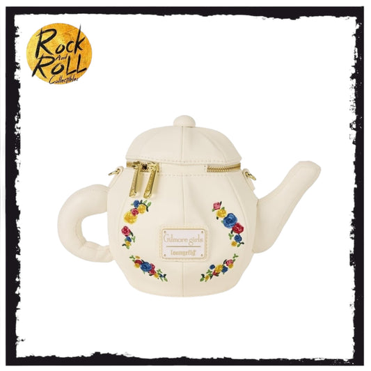 Loungefly Gilmore Girls Dragonfly Inn Figural Teapot Crossbody Bag