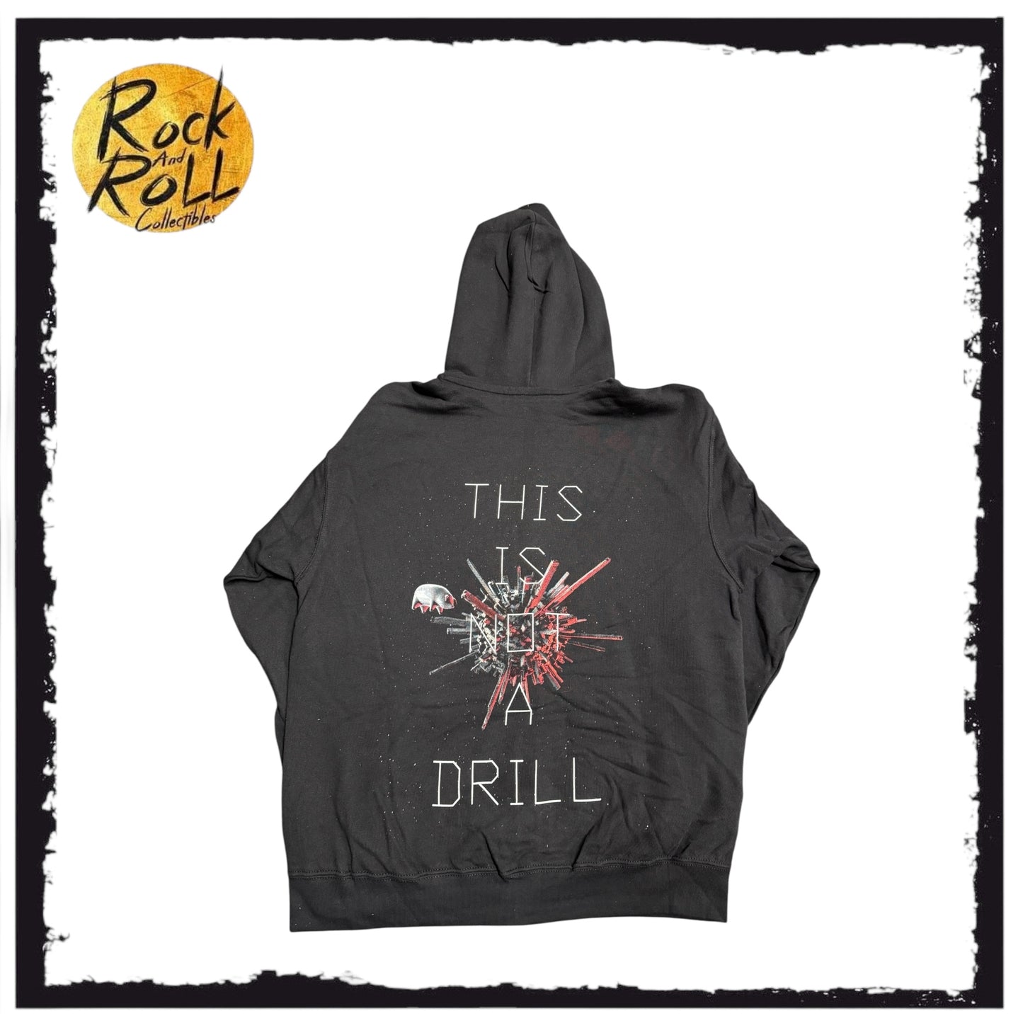 Roger Waters "This Is Not A Drill" Black Zip Hoodie