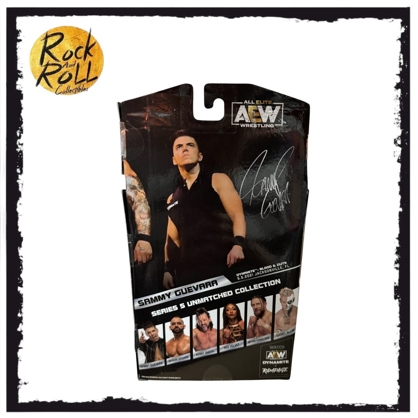 Box Damage - AEW Unmatched Series 5 #34 Samy Guevara US Import