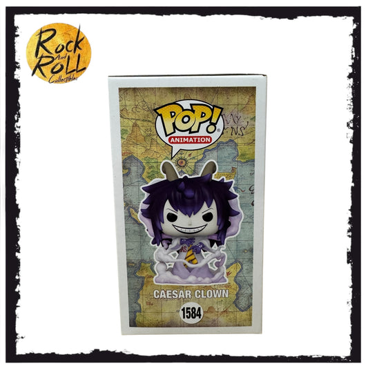 Damaged Box/Sticker - One Piece - Caesar Clown Funko Pop! #1584 - C2E2 2024 Shared Exclusive