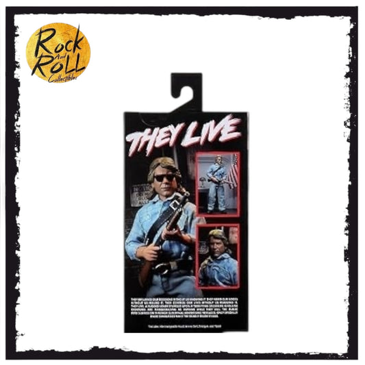 NECA - They Live John Nada 8 Inch Clothed Action Figure