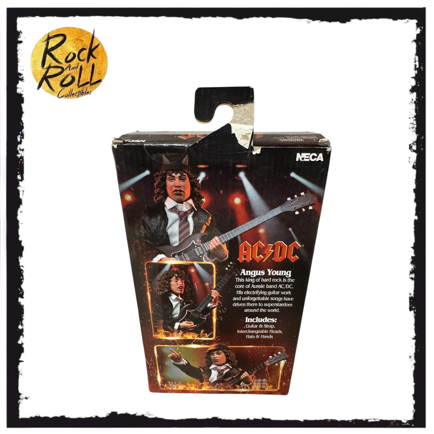 Box Damage - NECA Highway to Hell AC/DC Angus Young 8″ Clothed Action Figure