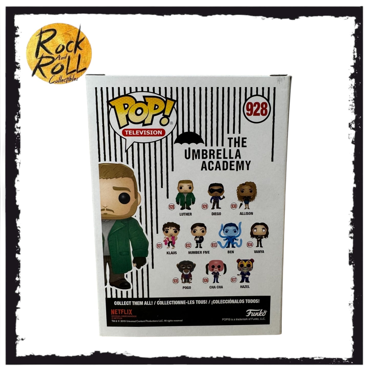 The Umbrella Academy - Luther Funko Pop! #928 Signed by Tom Hooper 7BAP LE 175pcs- JSA COA