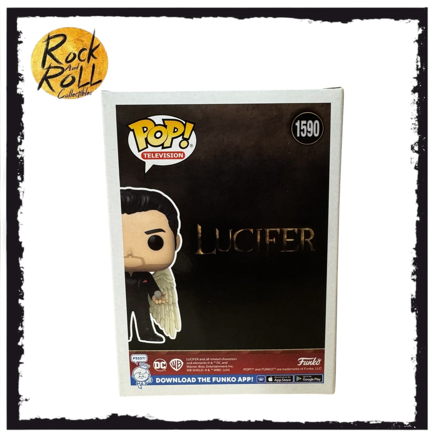 Box Damage - Lucifer #1590 Funko Pop! - Lucifer - NYCC 2024 Shared Exclusive