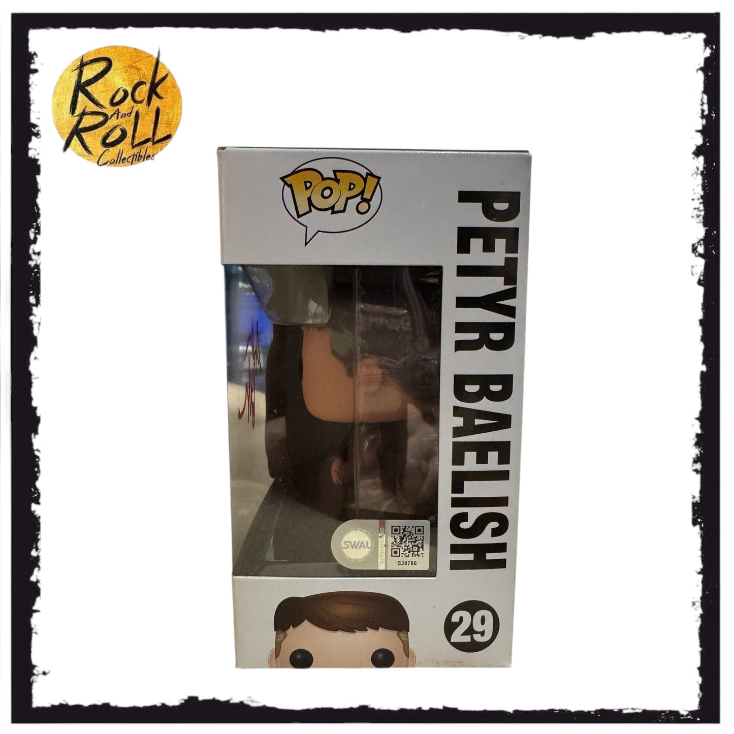 Game Of Thrones - Petyr Baelish Funko Pop! #29 Signed by Aidan Gillen (SWAU)