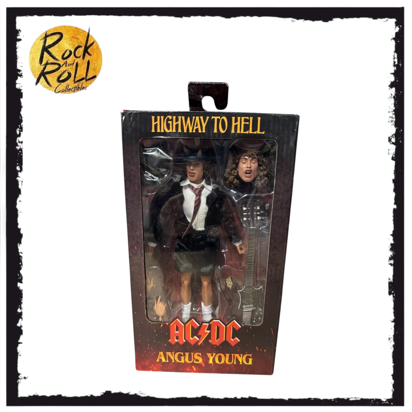 Box Damage - NECA Highway to Hell AC/DC Angus Young 8″ Clothed Action Figure
