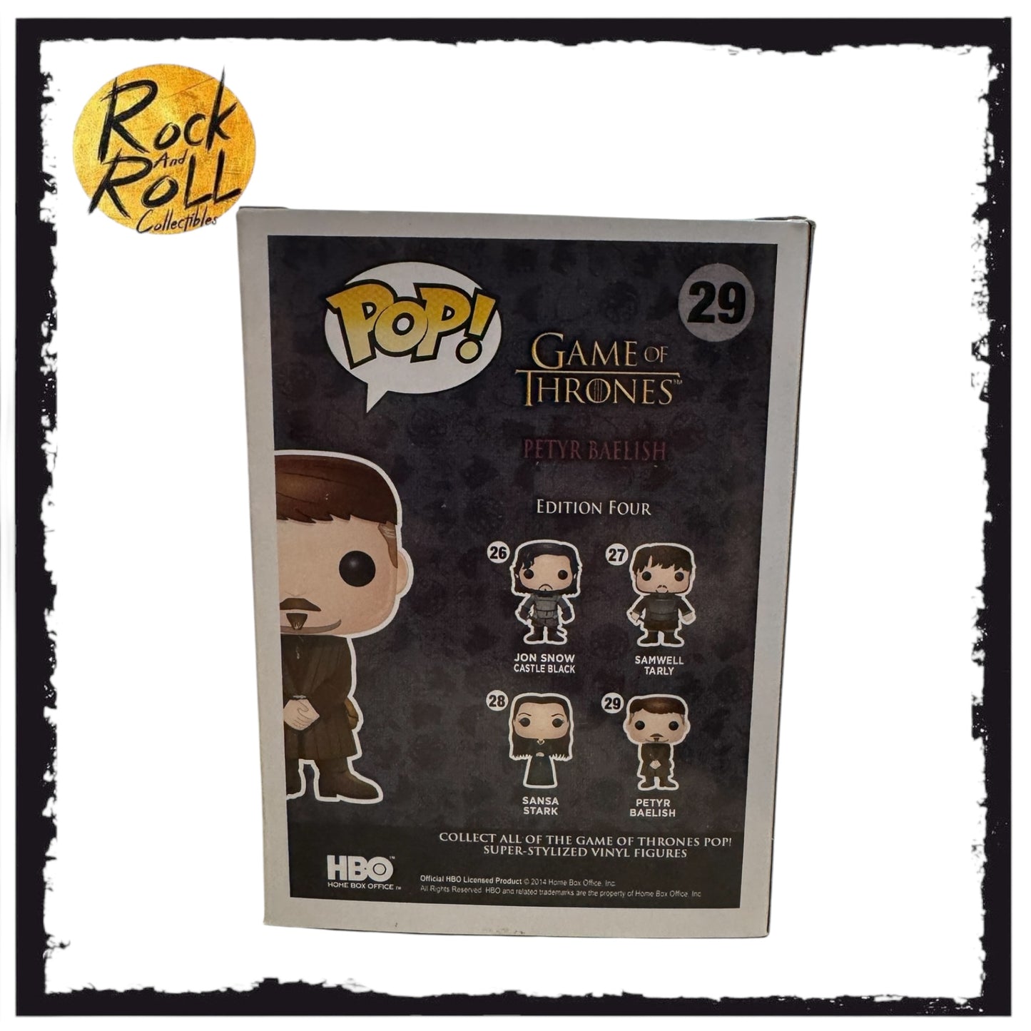 Game Of Thrones - Petyr Baelish Funko Pop! #29 Signed by Aidan Gillen (SWAU)