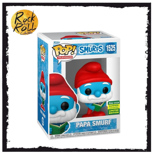 The Smurfs - Papa Smurf Funko Pop! #1525 2024 Summer Con Limited Edition