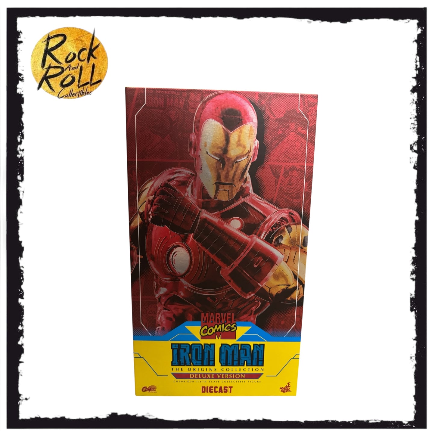 Hot Toys - 1/6 Marvel Comics - Iron Man Diecast Masterpiece Series Deluxe 908152 CMS08-D38