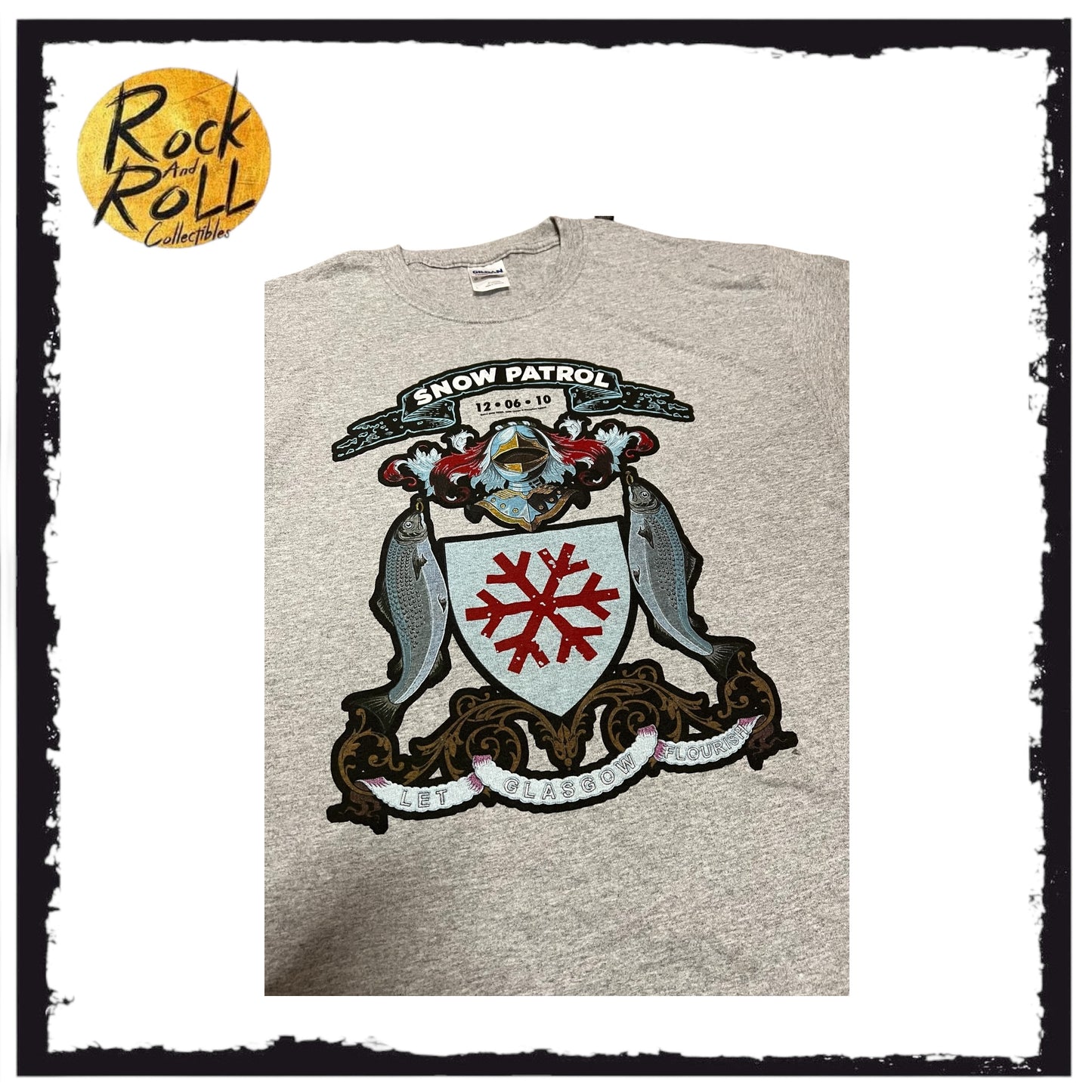 Snow Patrol Let Glasgow Flourish 2010 Crewneck T-Shirt (L)