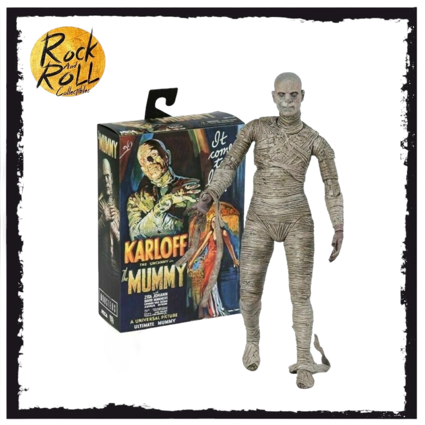 NECA Official Universal Monsters - Karloff The Uncanny in The Mummy Ultimate 7" Action Figure