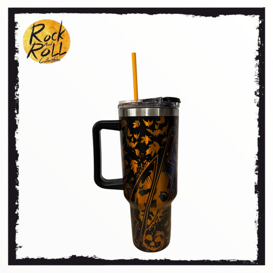 Spirit Halloween - Halloween Michael Myers Metallic Tumbler w/Straw 40oz