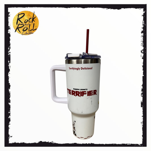 Spirit Halloween - Terrifier Art Crispies Tumbler w/Straw 40oz (Scuffed)