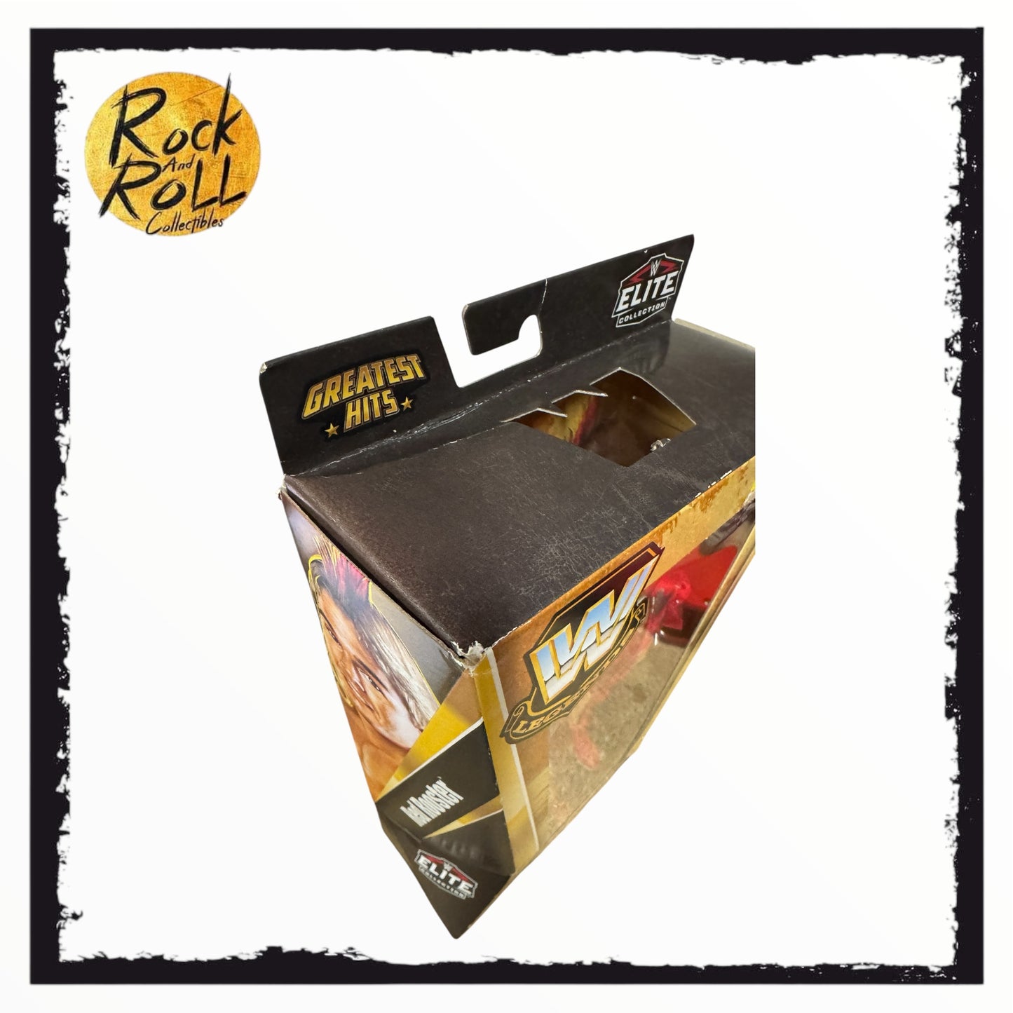 Box Damage - WWE Legends Greatest Hits Elite Collection Red Rooster US Import