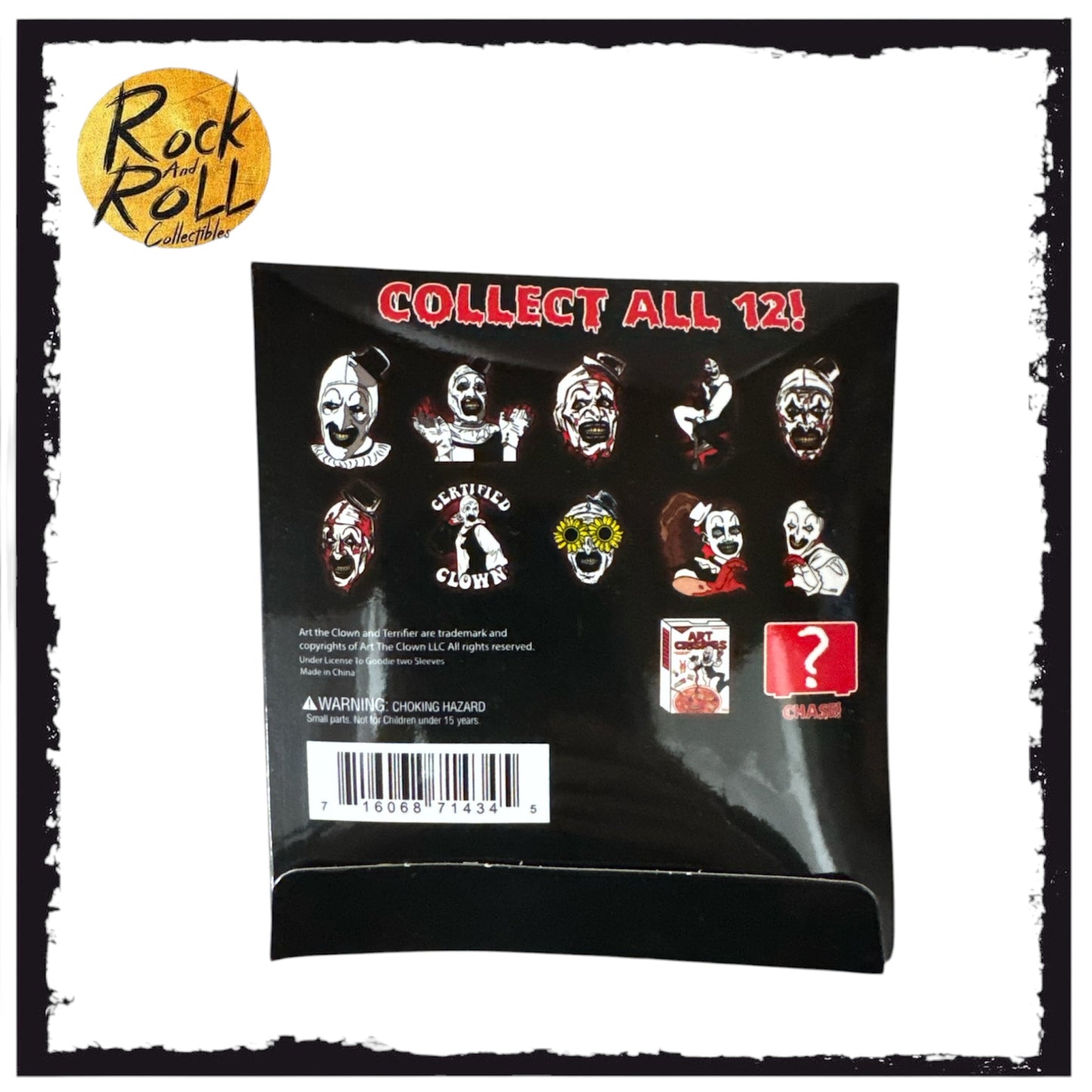 Terrifier Mystery Label Pin (4 Pack) Collect All 12 US Import
